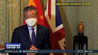 China envia ajuda ao Reino Unido (Subtitulado)