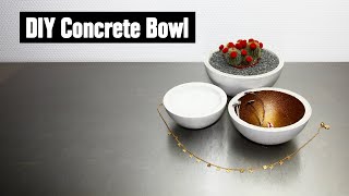 DIY Concrete Bowl