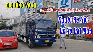 Xe tải 8 tấn D8 Đồng Vàng thùng kín ll Xe thứ 6 giao về Hà Nội trong tháng 9 năm 2024