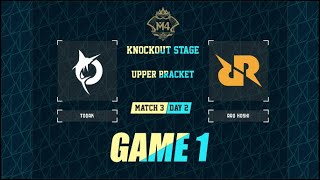 KNOCKOUT STAGE DAY 2 | UPPER BRACKET | TODAK VS RRQ HOSHI | MATCH 3 | GAME 1