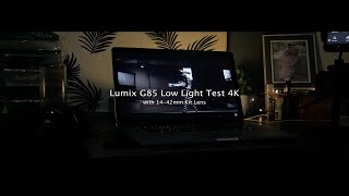 Lumix G85 Low Light Video Test 4K with 14-42 Kit Lens