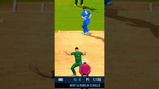 Ind vs Pak Moments || #rc24 #gameplay #realcricket24 #shorts #gaming