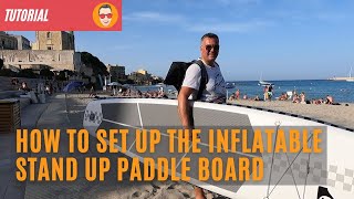 How to set up an inflatable stand up paddle board - Quiksilver SUP