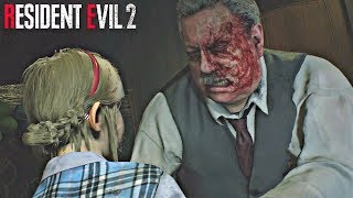 Resident Evil 2 Remake - Шерри Биркин против шефа Айронса