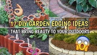 17 DIY GARDEN EDGING IDEAS THAT BRING STYLE AND BEAUTY TO YOUR OUTDOORS