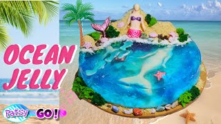 ISLAND JELLO CAKE TUTORIAL| BEACH JELLY| BEACH JELLO CAKE| CAKE TRENDS 2020 🧜‍♀️🏝