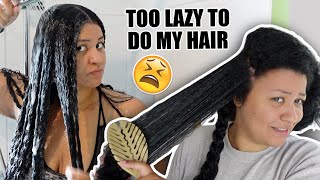 FAST wash day routine for busy (or lazy 👀) naturals! *save your time sis*