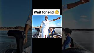 Driver and passenger on boat ⛵⛵ most viral 😱🔥😱short video #viral #trending  #comedy