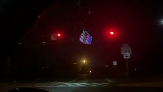 Flashing Traffic Signal Connecticut Ave and Weller Road (South)