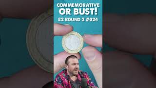 Commemorative or Bust: £2 Coin Bag 024 - Win or Bust?  #CoinHunt #CommemorativeCoins #shorts