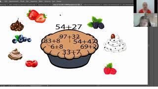 Математика для детей. Украшаем пирог. Фрагмент урока онлайн.