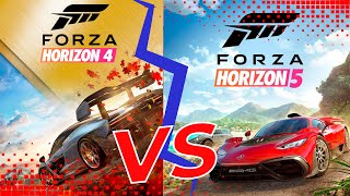 (BMW M5 E60) Forza Horizon 5 vs  Forza Horizon 4 exhaust sounds