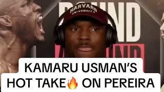 Kamaru Usman Calls Alex Pereira A Fraud 😳 #ufc #alexpereira