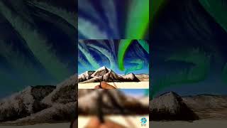 Northern Lights Painting / Acrylic Painting / #viral #trending #shorts