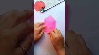 Diy No Glue No Cut ✂️ very easy paper craft #shorts #origami #diy #craft #cute #ytshorts