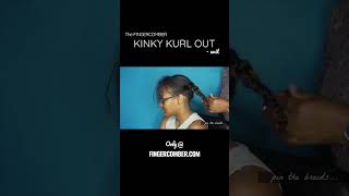 The Fingercomber Kinky Kurl Out Unit #amazingnaturalhair #fingercomber #4chairstyles