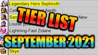 August Tier list [Final Fantasy Brave Exvius] X FFBE