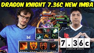 Nigma.Miracle Dragon Knight Carry NEW IMBA HERO 7.36c vs OG.Wisper Enigma