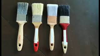 what is the difference of paint brush bristle ,filament ,mixed ?