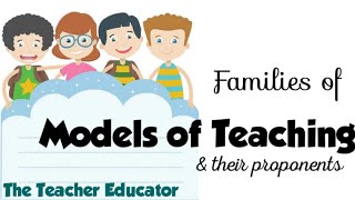 Models of Teaching/ബോധന മാതൃകകൾ