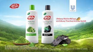 [Mới] Sữa tắm detox Lifebuoy Matcha & Khổ qua và Lifebuoy Than hoạt tính & Bạc hà mới!