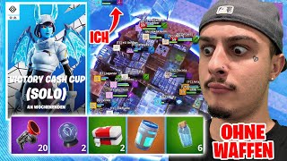 Wie viele PUNKTE schaffe ICH OHNE WAFFEN im SOLO CUP? 😳 (Fortnite Victory Cash Cup Challenge)