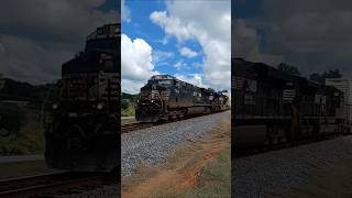 "Chase to Alto" Norfolk Southern #7504 -#283 after Meeting NS #4093 - #282 downtown @rider22