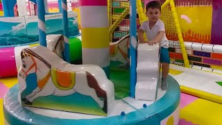 Hamza Oyun Parkında!! Ride On Toys On Playground and Funny Kids Video