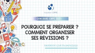 CRPE 2021 ～ COMMENT ORGANISER SES RÉVISIONS ?