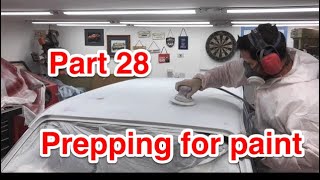 Part 28 prepping for paint Austin metro restoration mg rover British leyland