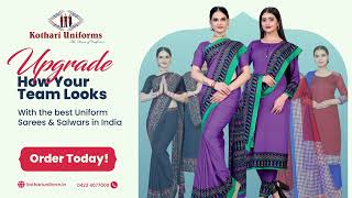 Largest Uniform Saree & Salwar supplier in India | Uniform Saree & Salwar Showcase01 #uniformsarees