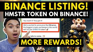 BINANCE LISTING CONFIRMED! HAMSTER TOKEN ON BINANCE! BINANCE WILL LIST HAMSTER KOMBAT TOKEN