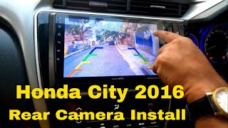 Honda City 2016 Moco AHD Rear Camera Installation DIY #rearcamera #hondacity #carmodification