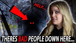 CHASED OUT BY A GANG?! INSIDE LONDONS ABANDONED WW2 DEEP LEVEL SHELTER| COULDSTON & DEEPDENE BUNKER!