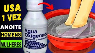 Mergulhei meus pés em AGUA OXIGENADA e 15 minutos depois fiquei chocado com o que aconteceu