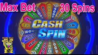 ★FINALLY GOT A BONUS GAME !!★ULTIMATE CASH SPIN Slot☆ MAX 30 #8 栗スロ