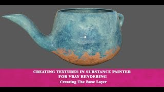 Creating The Clay Base in Substance Painter for Vray Rendering