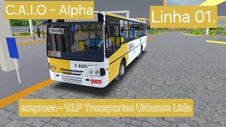 ( proton bus simulator) caio Alpha mapa Rural V1 Linha 01