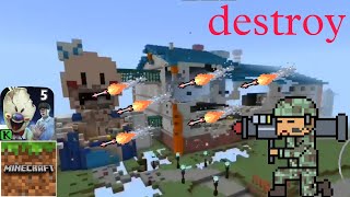 Icecream 5 : Road Factory Destroy In Minecraft