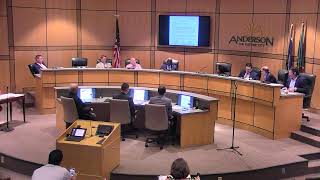 City of Anderson council Meeting - August 12, 2024