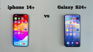 Samsung S24 Plus vs iphone 14 Plus || Speed Test