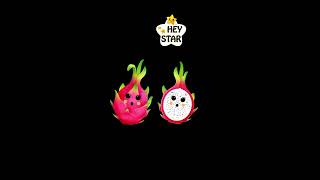 Fruits Dance Party - Dragon fruit Dancing  #shorts