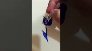 ☆نقاشی گل با خودکار ☆Drawing flowers with a pen☆