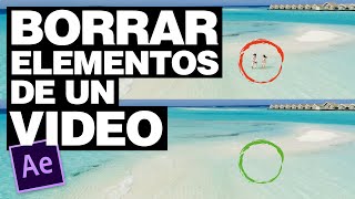 AFTER EFFECTS - Cómo borrar objetos de un vídeo con Rellenar según el contenido #49