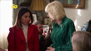 England’s Queen Camilla Hosts Tree Decoration Event at Royal Residence