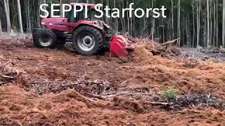 TRITURADORA FORESTAL , SEPPI   STARFORST. en España y Portugal