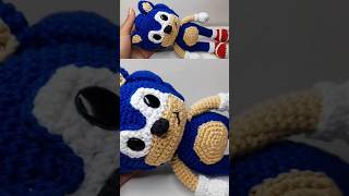 Tutorial 👆 Sonic amigurumi #amigurumi #crochet