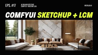 Realtime Sketchup AI Generation using Comfy UI : Ai for Architecture #aiarchitecture