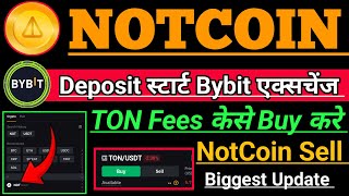 NotCoin Deposit Open On Bybit Exchange। NotCoin Letest Update Today। NotCoin Price। NotCoin Sell ।