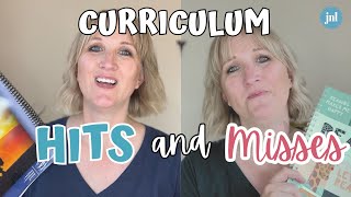 CURRICULUM HITS AND MISSES || What worked and what didn't for our homeschool last year